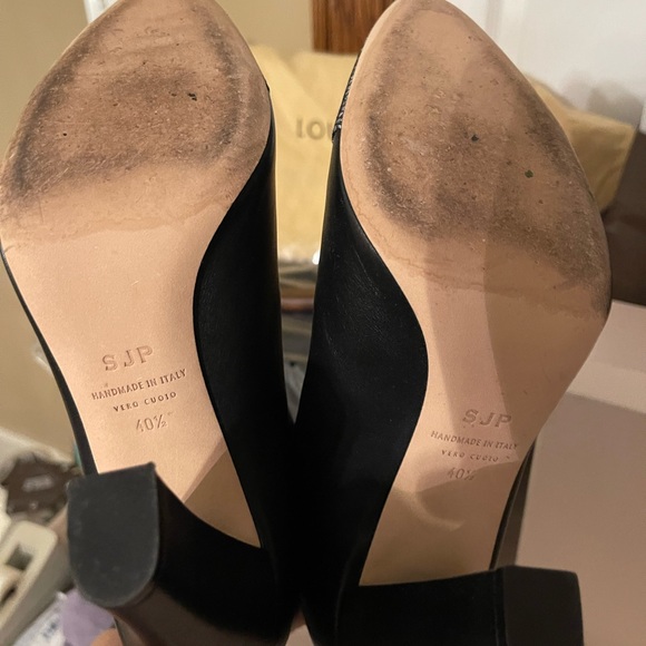 Authentic SJP crystal toe bootie in black sz 40.5 - Picture 3 of 3